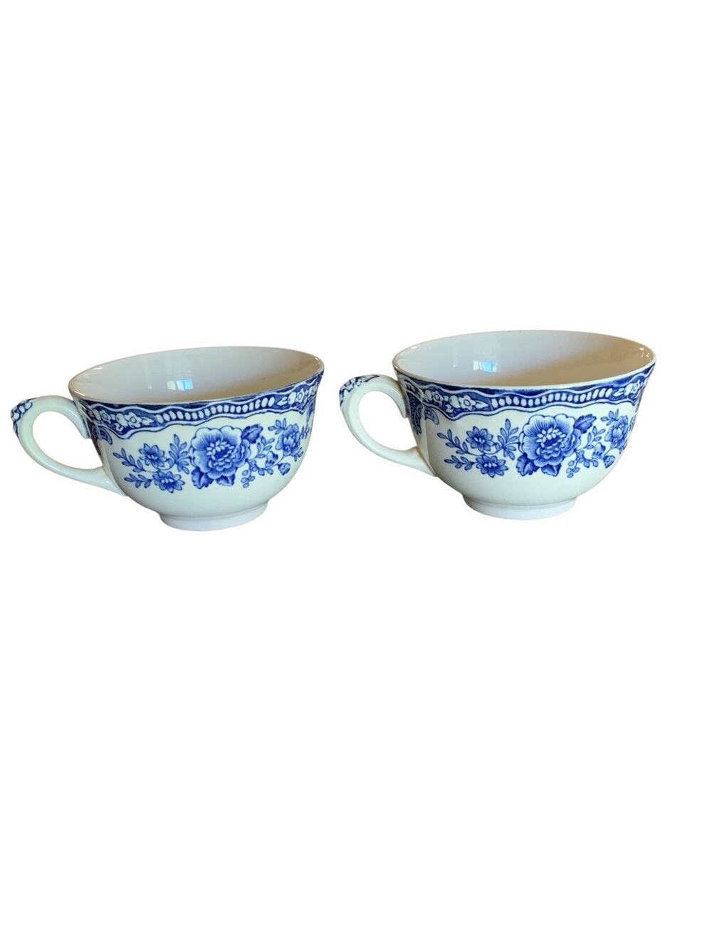 Lot Of 2 Crown Ducal Bristol Blue Replacement Tea Cup Teacup